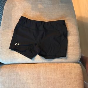 Black Under-armor Spandex Shorts